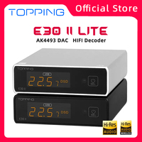 TOPPING e30ii lite E30 II lite DAC Decoder AK4493 XU208 32BIT/768K DSD512 Touch Operation with Remote Control L30 HIFI Original