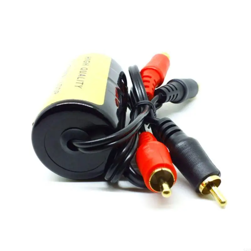 G2TA Universal 2 Channel RCA Noise Filter Ground Loop Insulator for Car Radio