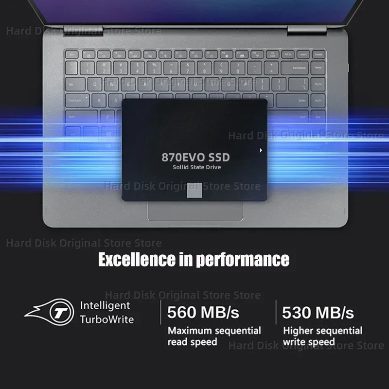 2024 New SSD 870 EVO 8TB 4TB 2TB 1TB Internal Solid State Drives Hard Disk SATA 3.0 MLC 2.5 Inches for Laptop Desktop PC PS4 PS5