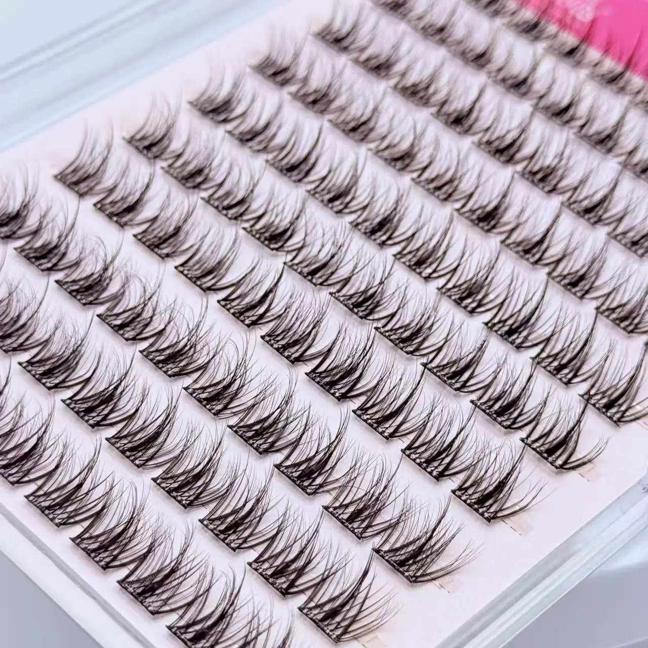 ロンズニン ホットセール フェイクミンク ソフトウィスピー つけまつげ 5D ふわふわ ノングルーまつげ