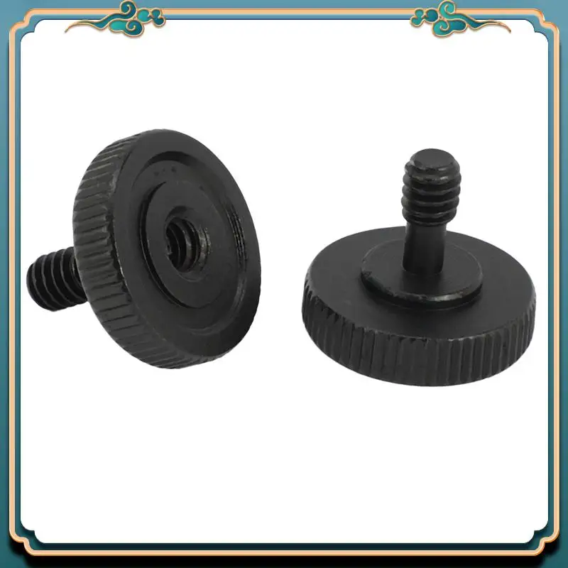 كاميرا ABJG-Thumb المسمار 1/4 بوصة Thumbscrew L قوس المسمار محول تركيب الجزء السفلي 1/4 بوصة-20 أنثى الموضوع (عبوة من 40)