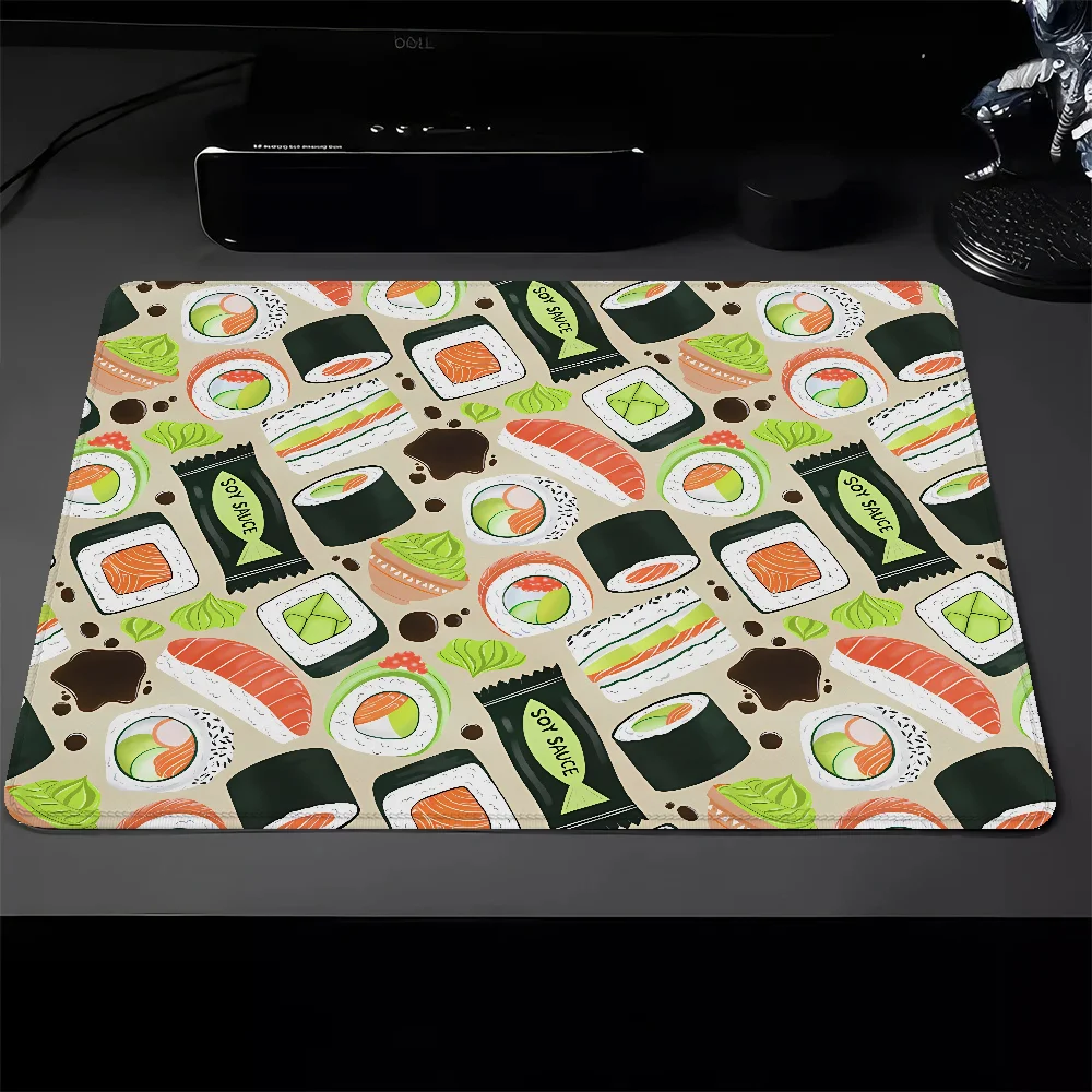 Computer Mat Scrumptious Sushi Pc Gamer Small Kawaii Mouse Pad Pad on the Table Gaming Laptop Deskmat Mausepad Mousepad Mats Ped