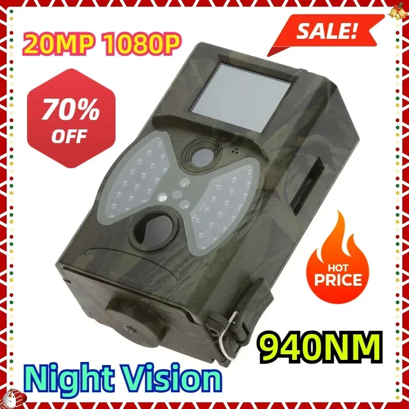 20MP 1080P  Video Scouting Infrared Night Vision Photos Trap Surveillance 940NM Hunting Camera Trail Cameras