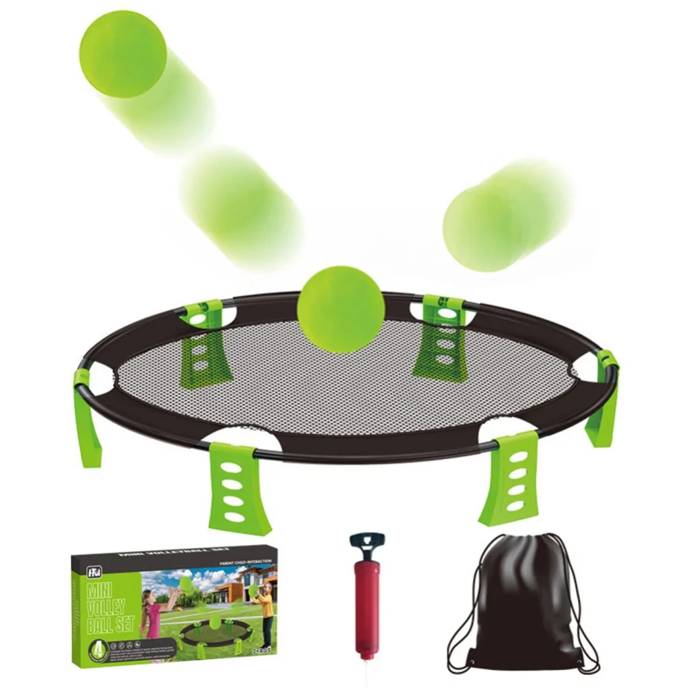 

With Carry Bag Volleyball Battle Game 2 Balls Inflatable Inflatable Volleyball Game Foldable Portable