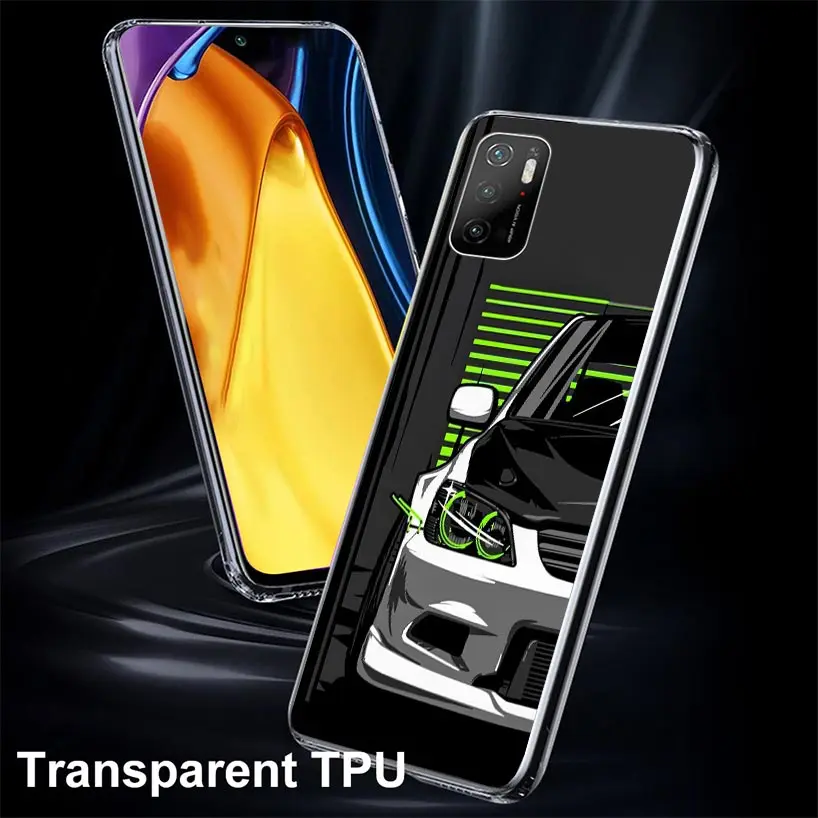 JDM Tokyo Drift Sports Car Male Men Case Phone Cover for Xiaomi Mi 11T 12T 10T 9T Pro 11i 12X 13 12 11 10 9 8 Lite 6X 5X A3 A2 T