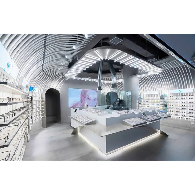 custom.Supplier One-Stop Service Shop Interior Layout Design Decoration Optical Shop