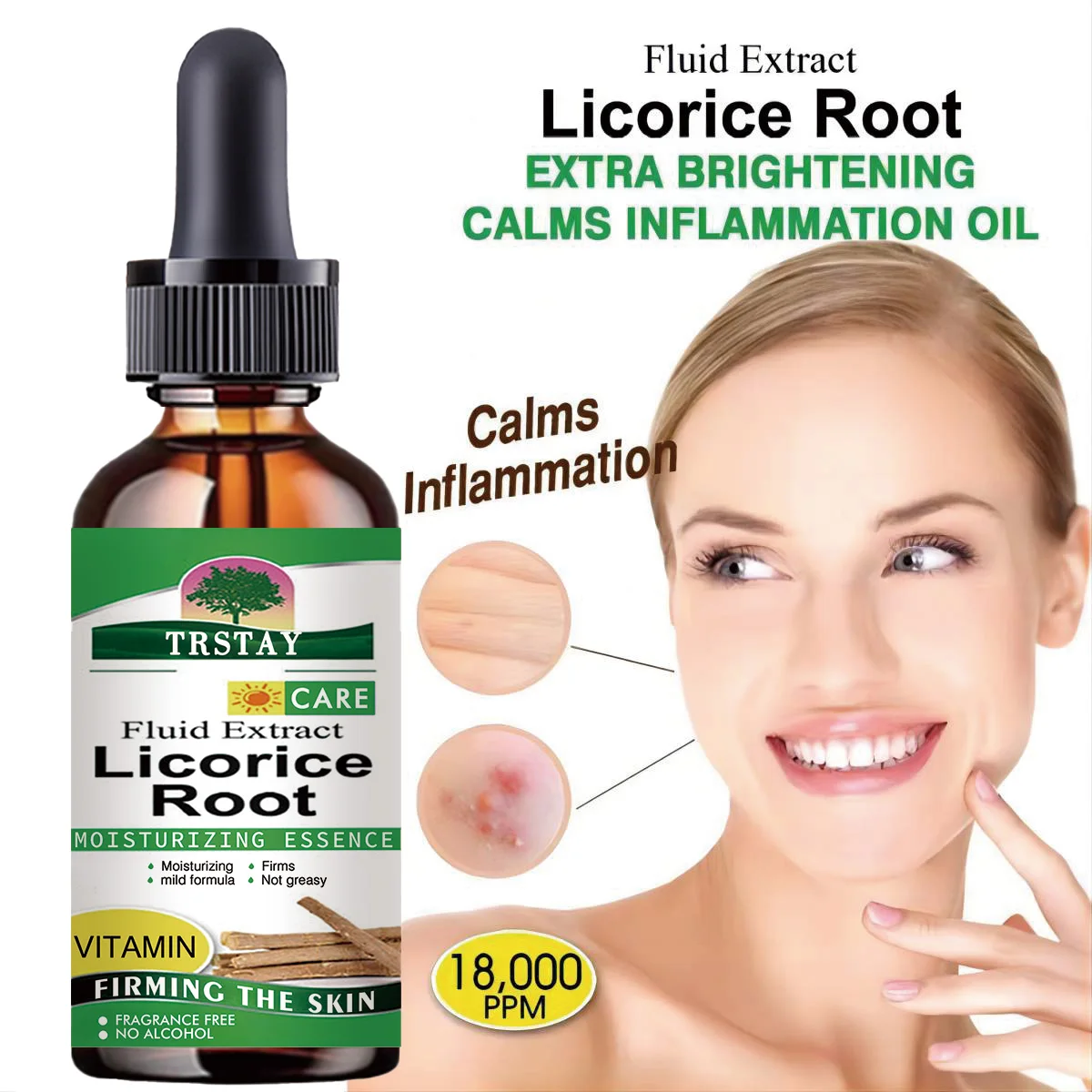 5 مللي/15 مللي/30 مللي/50 مللي/DR.DAVEY عرق السوس جوهر ترطيب المسام ثبات إصلاح مصل #5