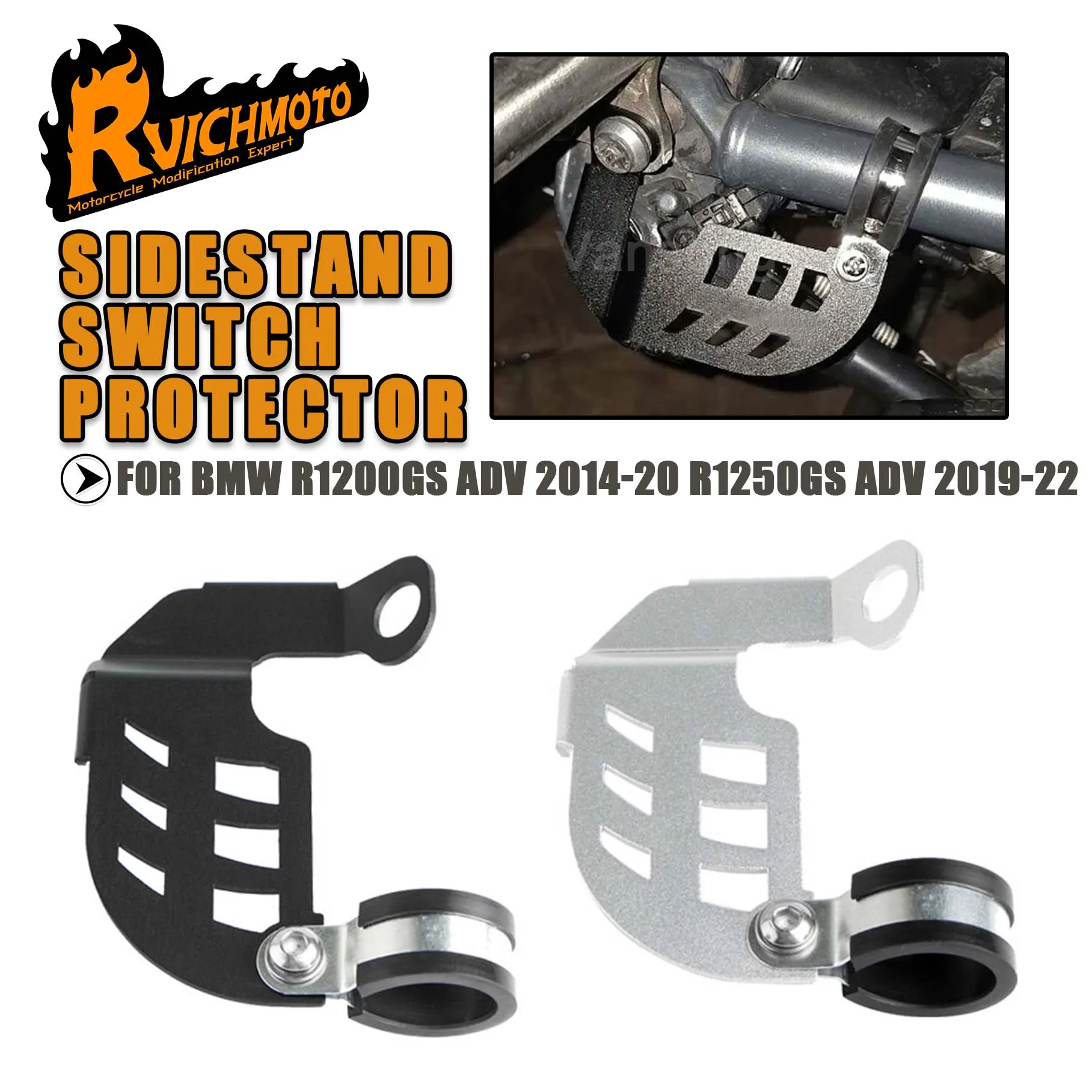 R1200 R1250 GS Seitenständer Seitenständer Schalter Schutzfolie Abdeckkappe für BMW R1200GS ADV 2014-2020 R1250GS Adventure 2019-2022