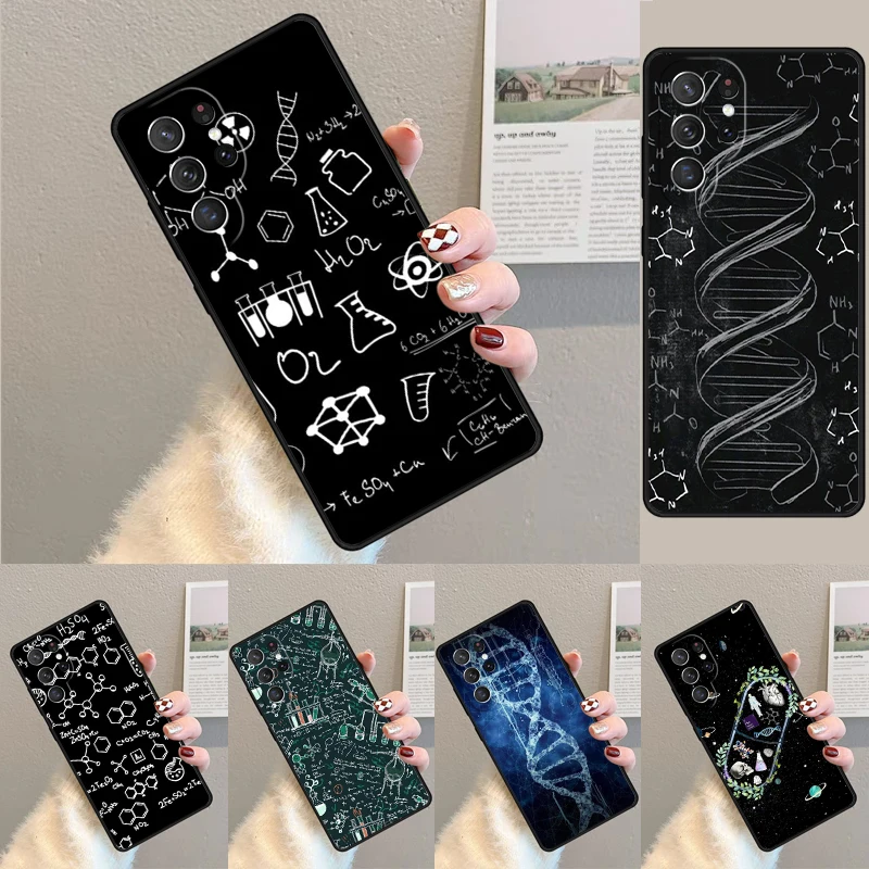 Science TPU Phone Case For Samsung Galaxy note 10 pro S26 S25 S24 S23 S22 Ultra Plus S21 FE S20 Shockproof Cover