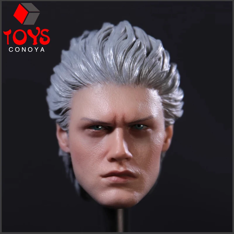 

In Stock Asmus Toys 1/6 DMC500 Vergil Head Sculpt Carving Model Fit 12'' Male Soldier Action Figure Body Model