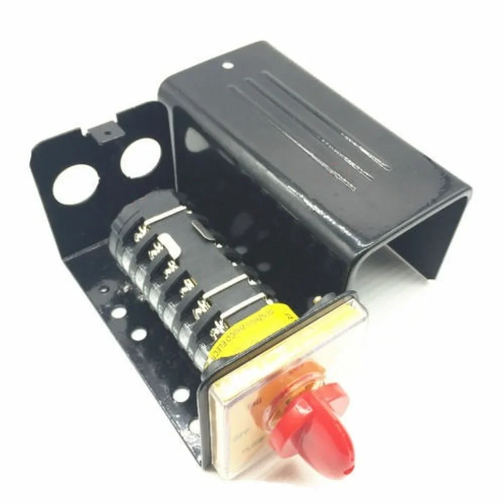 1set NEW Control Motor Rotary Cam Switch + Metal Encloser Case Milling Machine Part