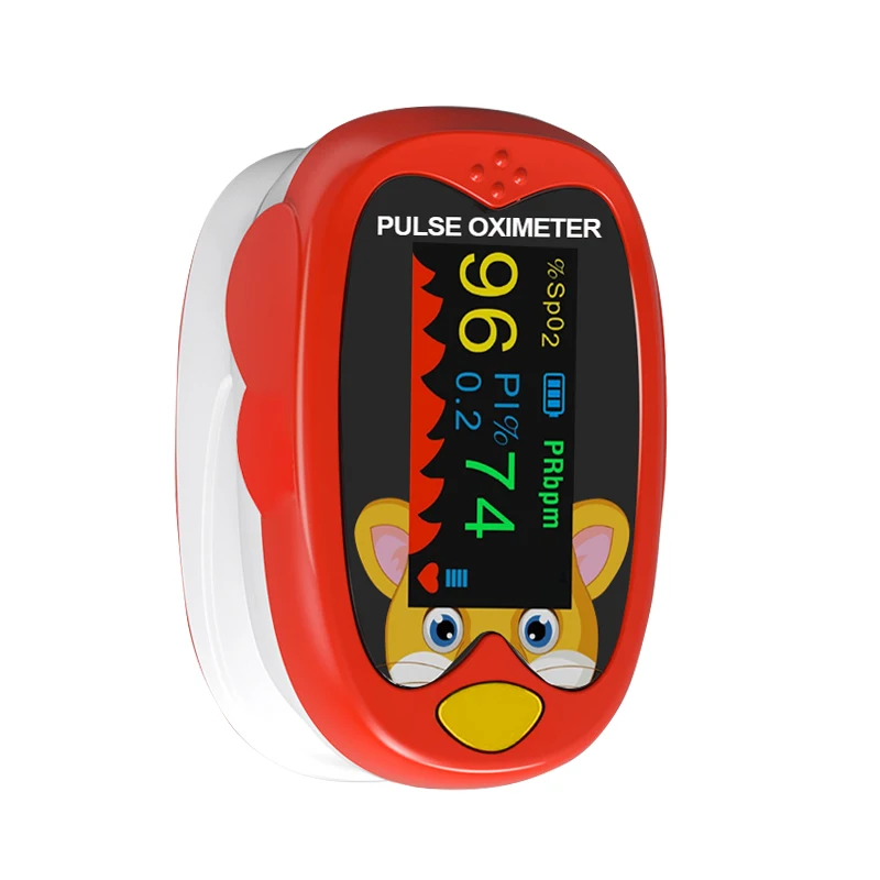 USB Pediatric Oximeter Finger Blood Oxygen Monitor for Children Pulse Oximeter OLED Digital Oximetro Home Medical Oximeter