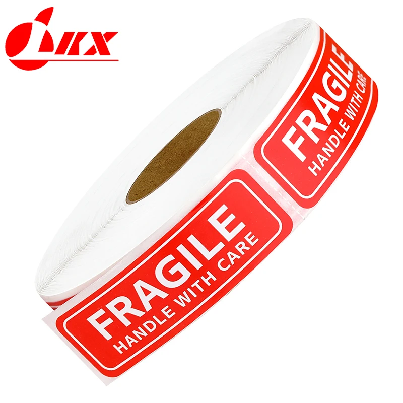 Fragile Warning Label Stickers Logistics Accessories Hazard The Goods Handle With Care Warning Labels Express Label Adhesive