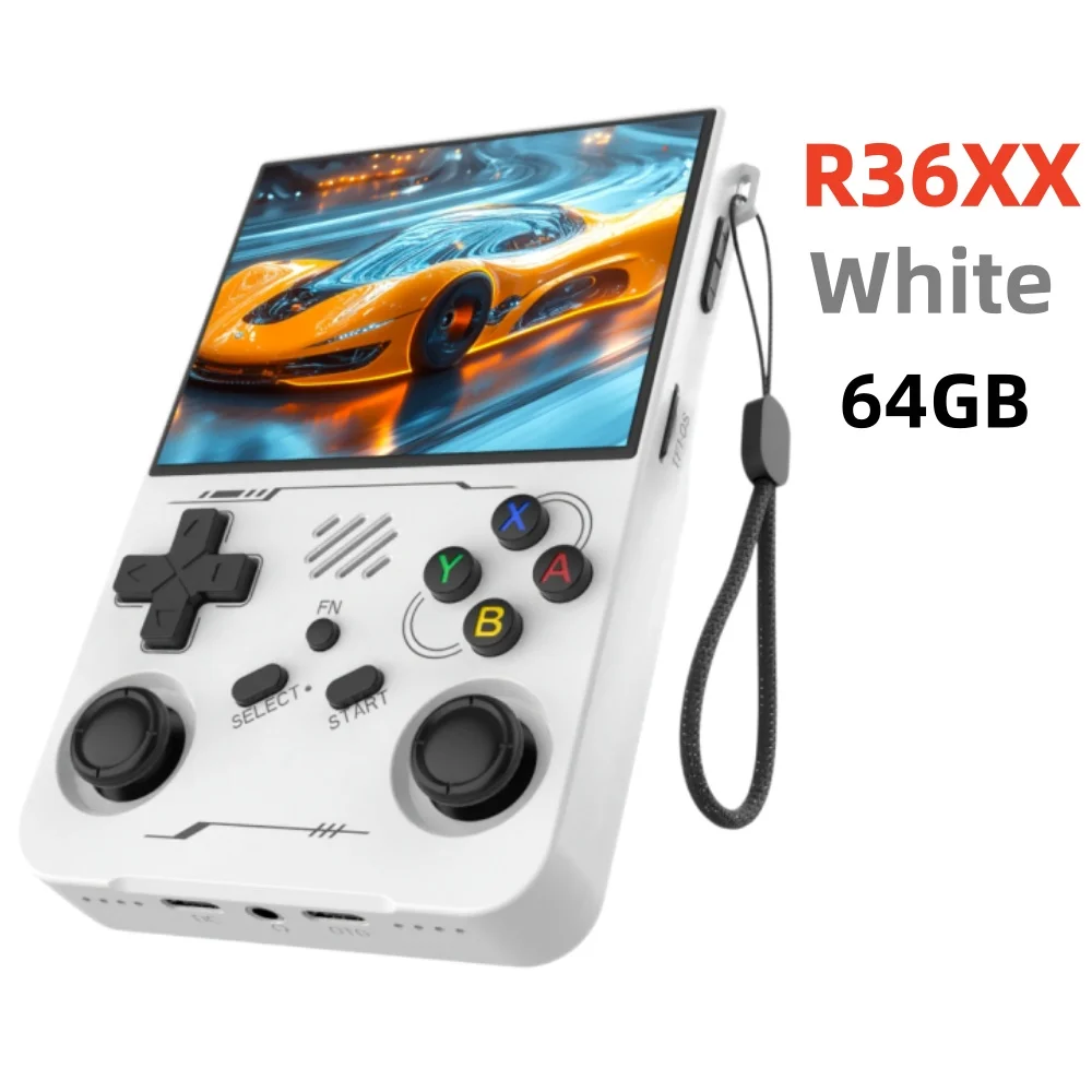 R36S Retro R36 Ultra Handheld Videogameconsole IPS Scherm 128GB Spellen Draagbare Pocket Player Linux Systeem R36XX PRO