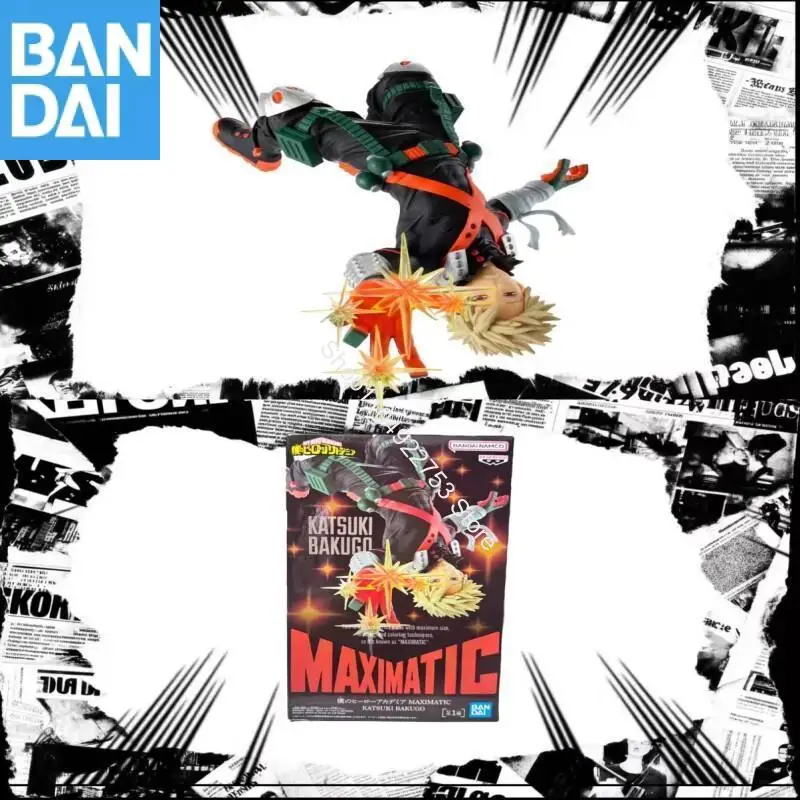 

BANDAI NAMCO BANPRESTO Genuine My Hero Academia KATSUKI BAKUGO MAXIMATIC KATSUKI BAKUGO in stock Pvc 17cm Anime Figure Model Toy