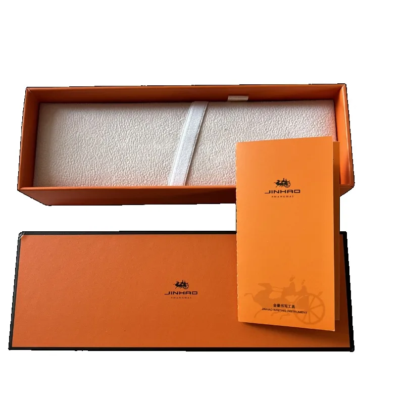 JINHAO Fountain Pen Orange Gift Case Pens Boxes Pens Pencil Bag Pencils Storage Stationery Office School Supplies