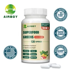 SuperFood Greens - Energy, Metabolism and Immune Support, Digestive Health, Non-GMO, Gluten Free