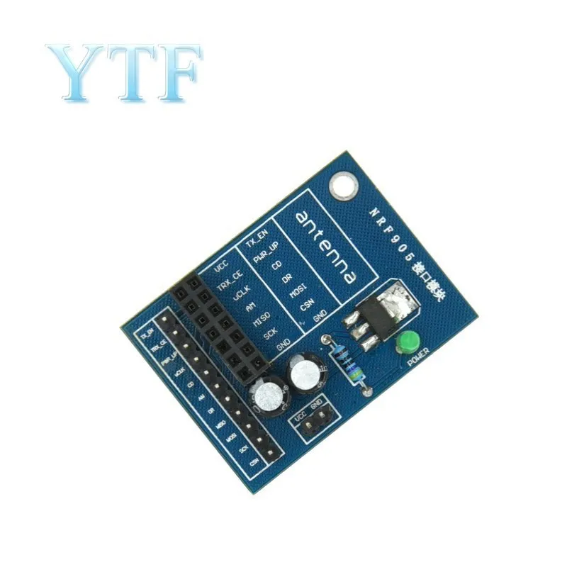 NRF905 Wireless Module Socket / NRF905 Adapter Board /905 Communication /3.3V Voltage Regulator for arduino