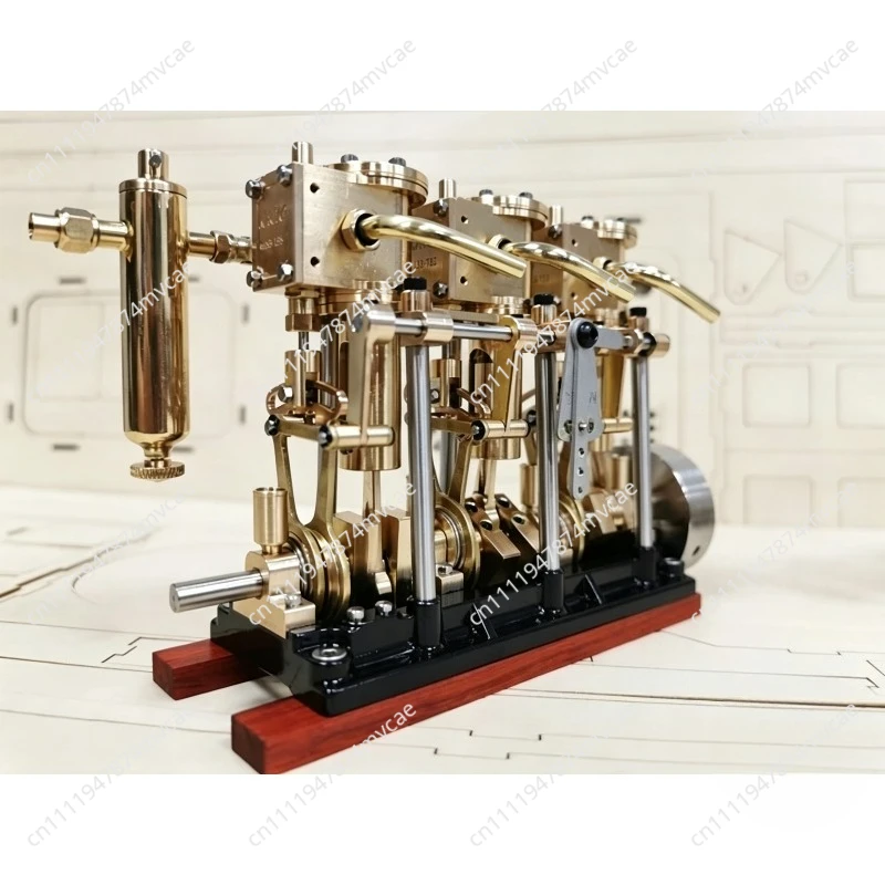LS3-13s Twin-cylinder, Three-cylinder Steam Engine, High Torque, Steamboat Engine, Model Steam Engine
