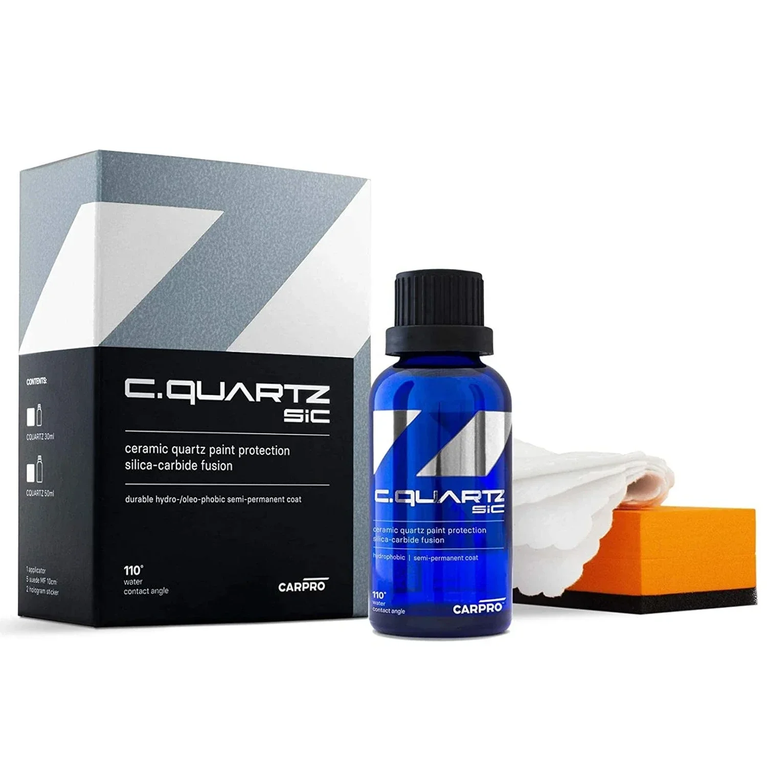 30ml Kit Car Ceramic Coating Finish Quartz Based Nanotechnology Bonds To Paint Glass Metal and Plastic