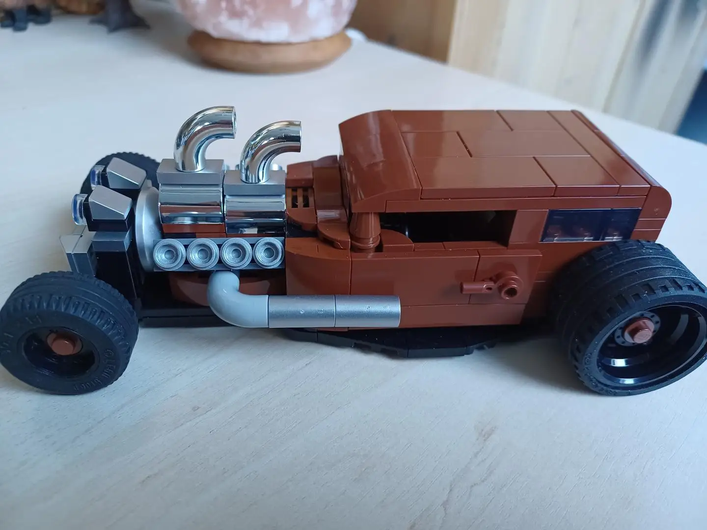 NIEUWE MOC Bouwsteen Hot Rod Speed Champion DIY Klassieke speelgoedstenen voor kinderen Creatief speelgoed Kerstcadeau Technisch blok