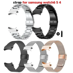 No Gaps Correa For Galaxy Watch 7 6 5 4 40mm 44mm 5pro Band 45mm Steel Strap For Samsung Galaxy Watch 6 4 Classic 47mm 43mm 46mm