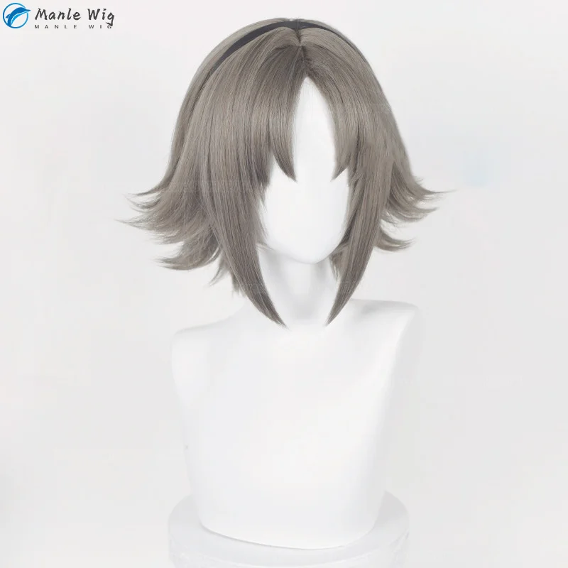 Vtuber NIJISANJI EN Mysta Rias Cosplay Wig 32cm Short Luxiem Mysta Rias Heat Resistant Synthetic Hair Party Anime Wigs + Wig Cap