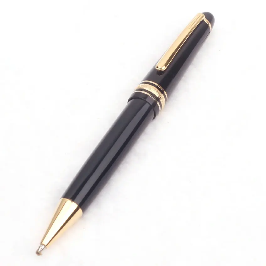 Luxury 163 / 145 / 149 MB Ballpoint Rollerball Pen Gel Signature Black Name Best Fountain Pen Silver Gold Clip Office Supplies