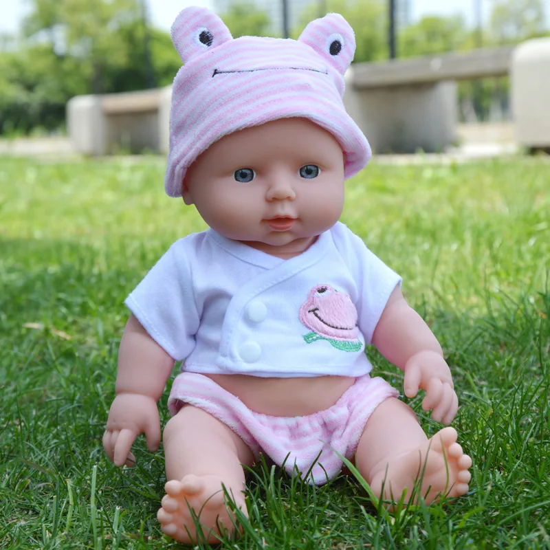 

New Cute Baby Doll Toys 30CM Simulation Reborn Doll Joints Movable Vinyl Babies Dolls Girls Play House Interactive Toys