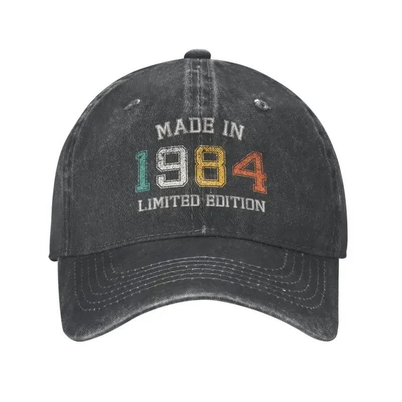 

Classic Cotton Born In 1984 Baseball Cap For Men Women Personalized Adjustable Adult Made In 1984 Birth Year Gift Dad Hat Summer