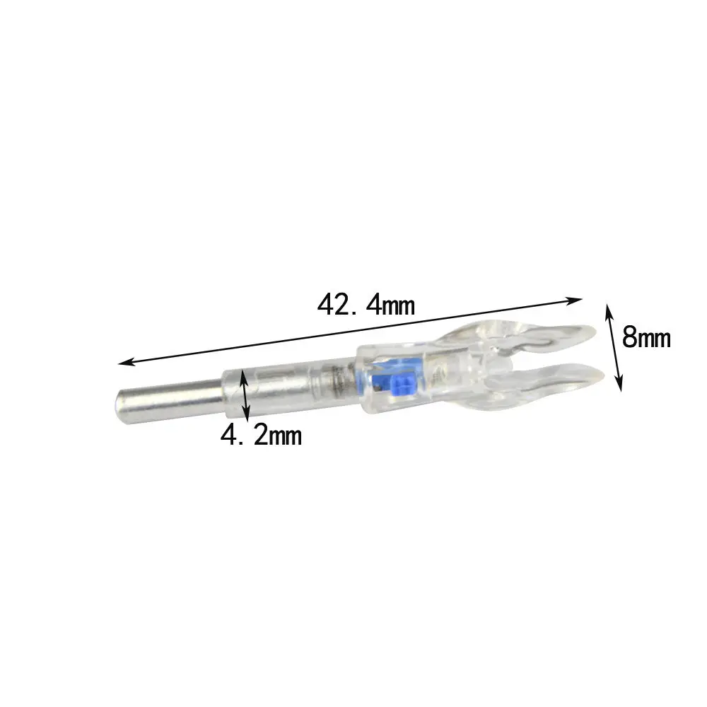 Arrow nock LED Luminous Lighted Nocks 4.2mm/0.165 inch Automatic Knocks Tail For Archery Sports Arrow Shafts