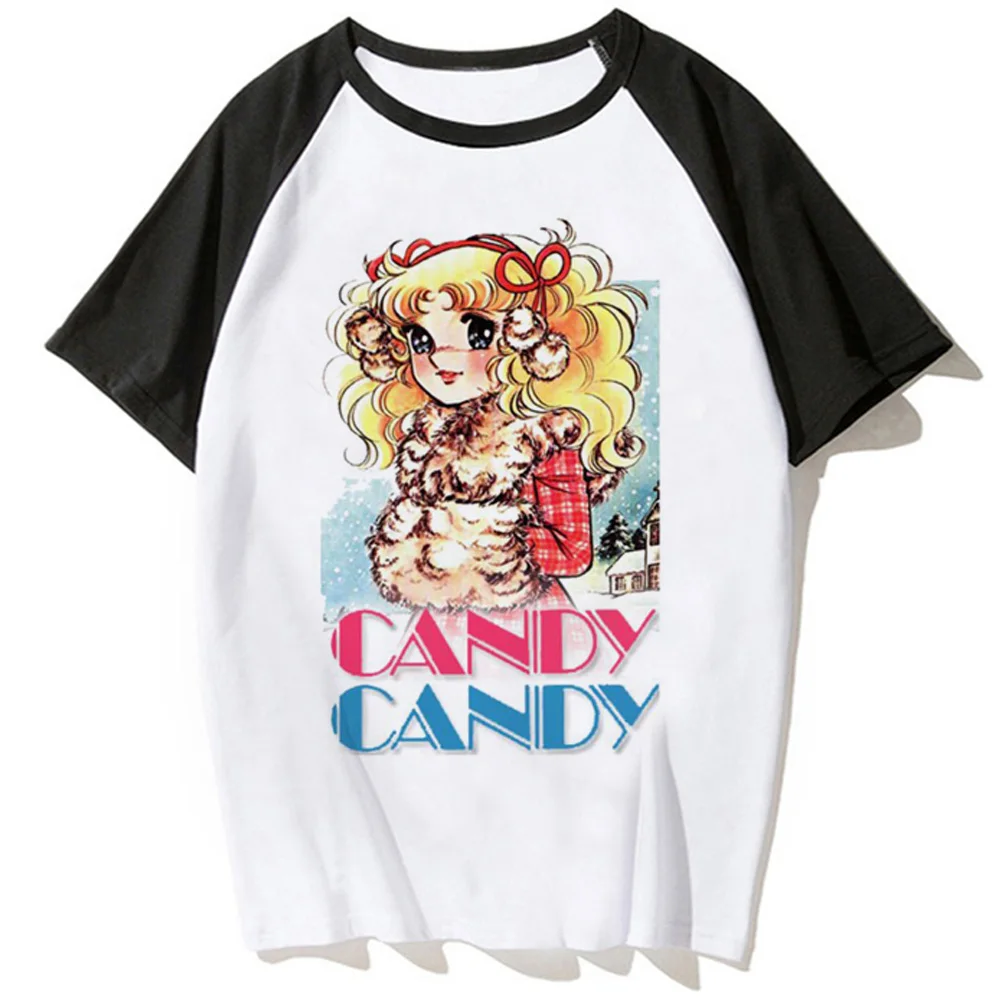 

Candy Candy t shirt women summer Japanese graphic top female 2000s clothes