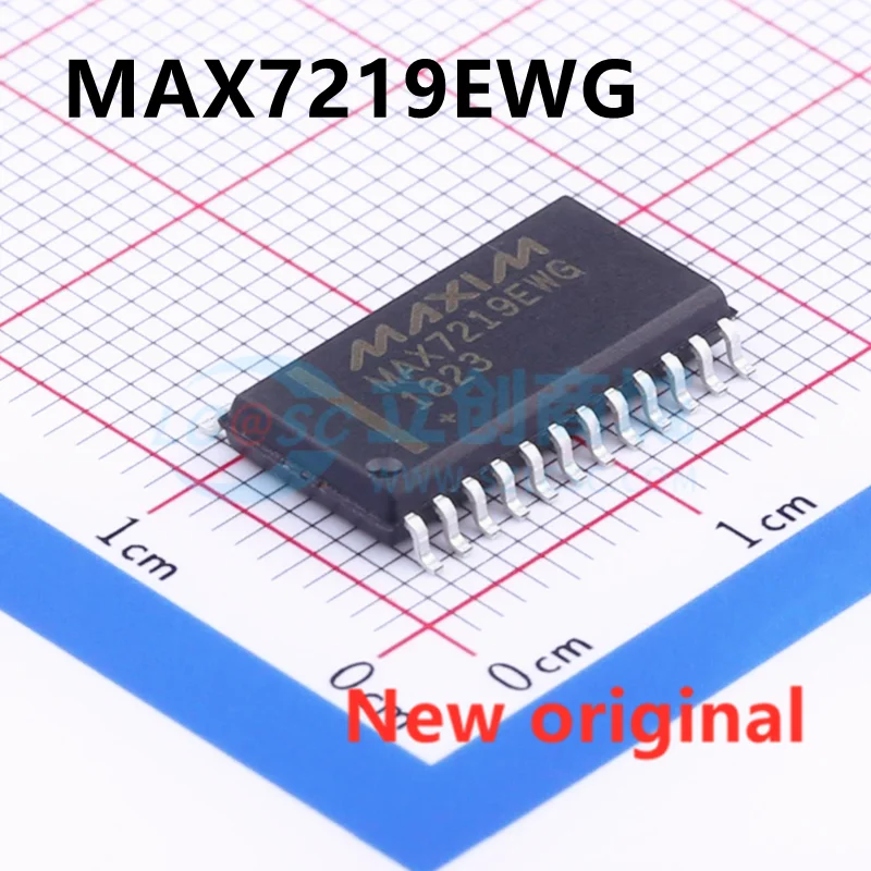 

10PCS MAX7219EWG MAX7219EWG+ SOP-24 LED display driver chip New original