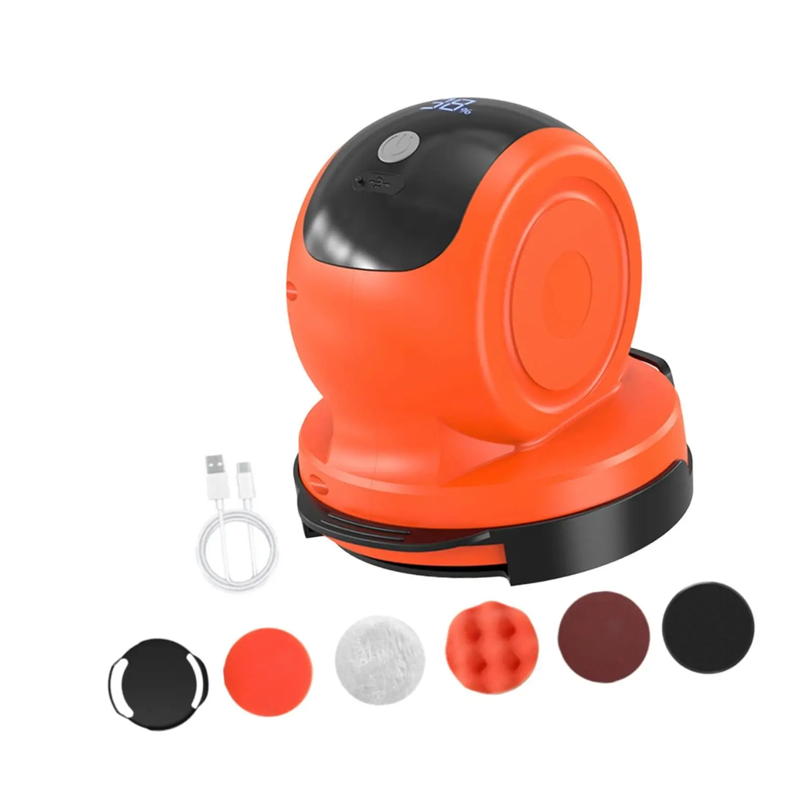 Cordless Car Buffing Polisher Lightweight Electric Auto Detailing Machine for Car Cleaning Kit