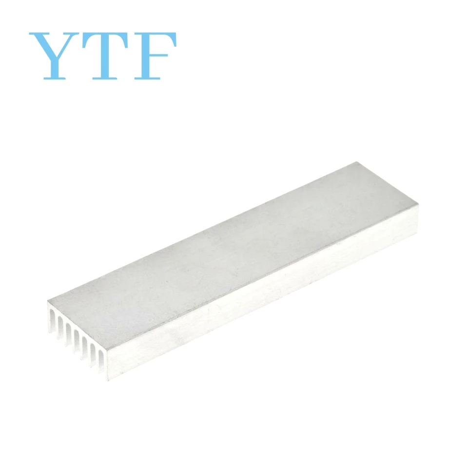 Heatsink Radiator Cooler Radiator 100×25×10MM High Quality Aluminum Heat Sink Fins Fast Thermal Conductivity Thermal Bar 