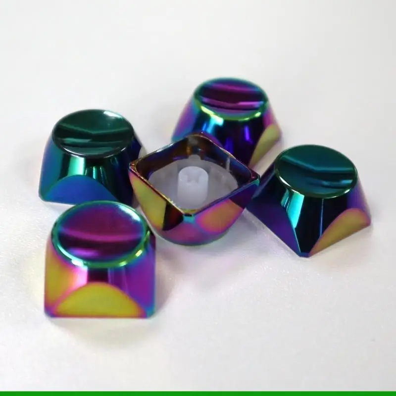 

U55C XDA Высота Механическая клавиатура Колпачки для клавиш из алюминиевого сплава с градиентом для клавиши C