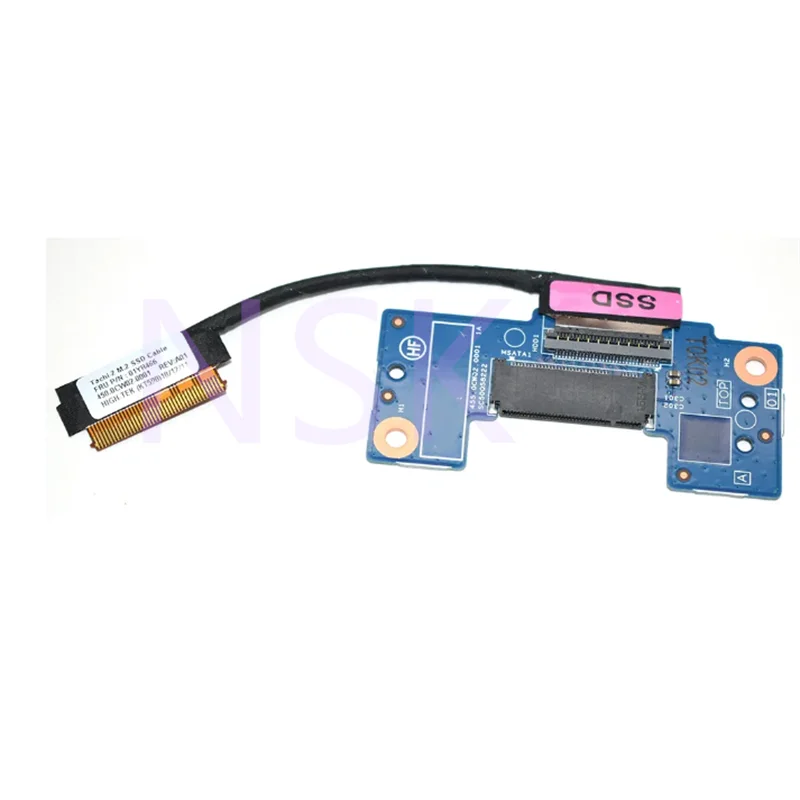 Original FOR Lenovo Thinkpad  T580 P51S P52S M.2 PCIE NVME SSD Board W Hard Drive Connector State CABLE 01YR466 Spot Testin