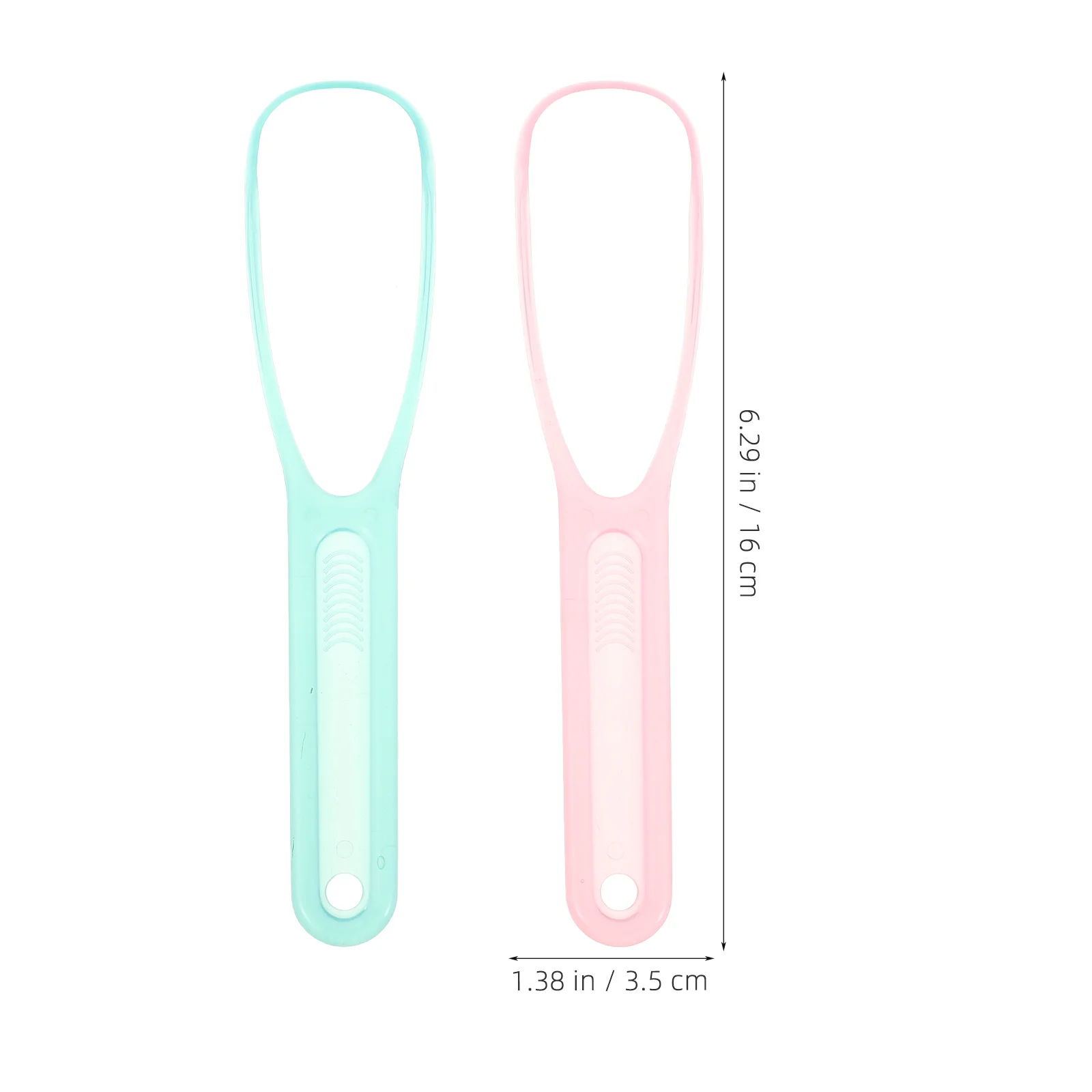 2 szt. Skrobak do języka, szczoteczka do głębokiego czyszczenia, niezbędne narzędzie do higieny jamy ustnej dla dorosłych i dzieci, świeży oddech, czyścik do języka, usuwacz osadu z dziąseł