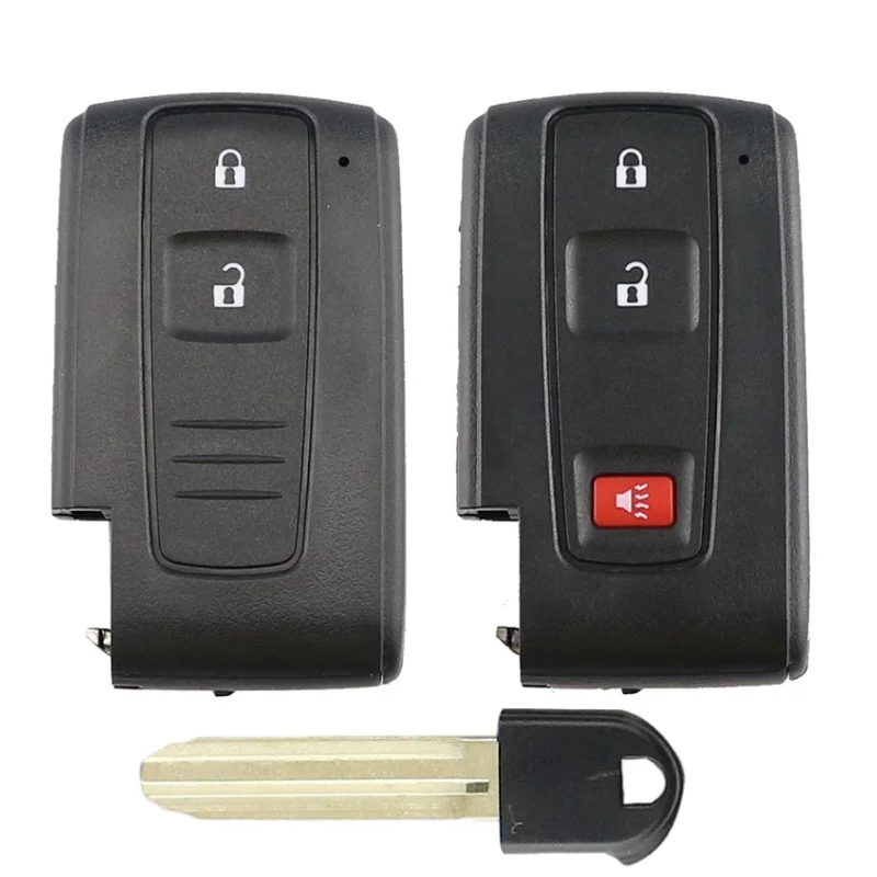 Fits Toyota Prius 2004-2009 Key Fob Cover Case Shell Keyless Entry Remote Replacement With Blank Key