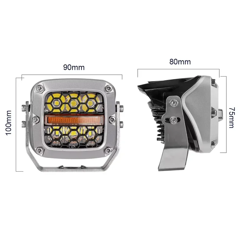 Auto Lighting System Off Road 6000 Lumen 4X4 Off Road Car 3Inch Led Spotlight Truck Led Driving Work Light for Atv Utv