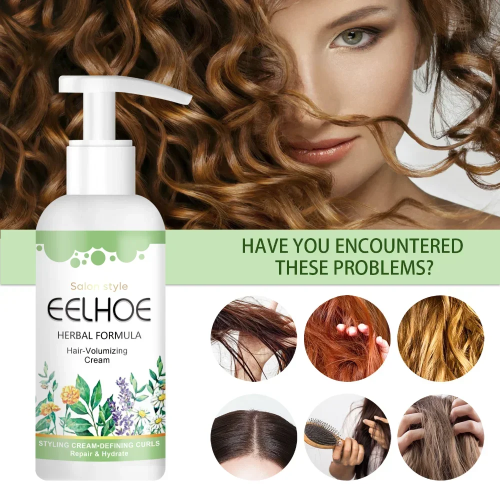 Curly Hair Products Mousse Care Coconut Oil Smoothing Frizz Control For Damaged Hair Care Magical Treatment Vitamins Mask