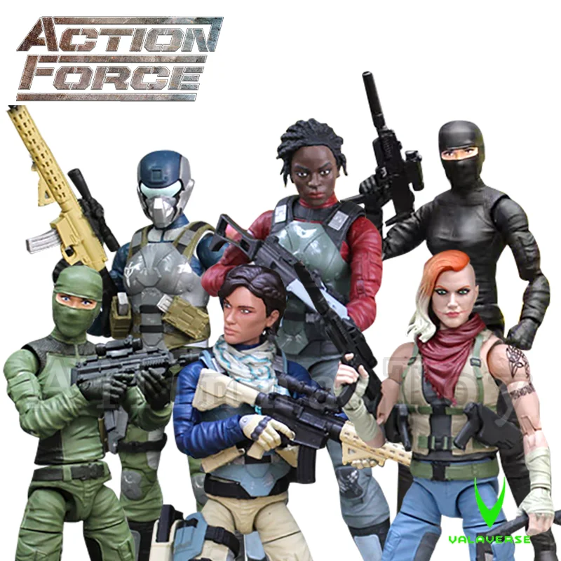 Valaverse Action Force 1/12 6inches Action Figure Wave 3 Anime Model For Gift Free Shipping