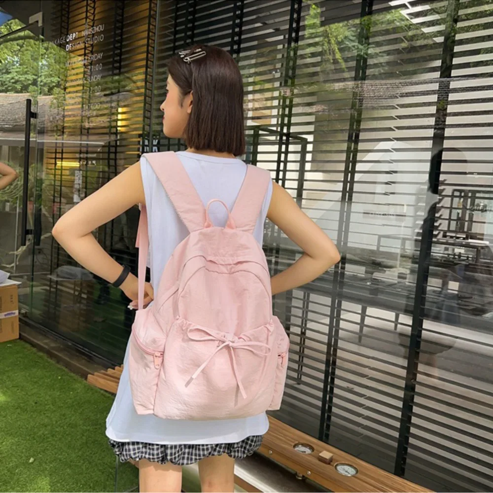 حقيبة ظهر مدرسية جديدة مقاومة للماء للأطفال بسعة كبيرة من النايلون حقيبة المدرسة الابتدائية خفيفة الوزن حقائب كتب مستلزمات التعلم #2