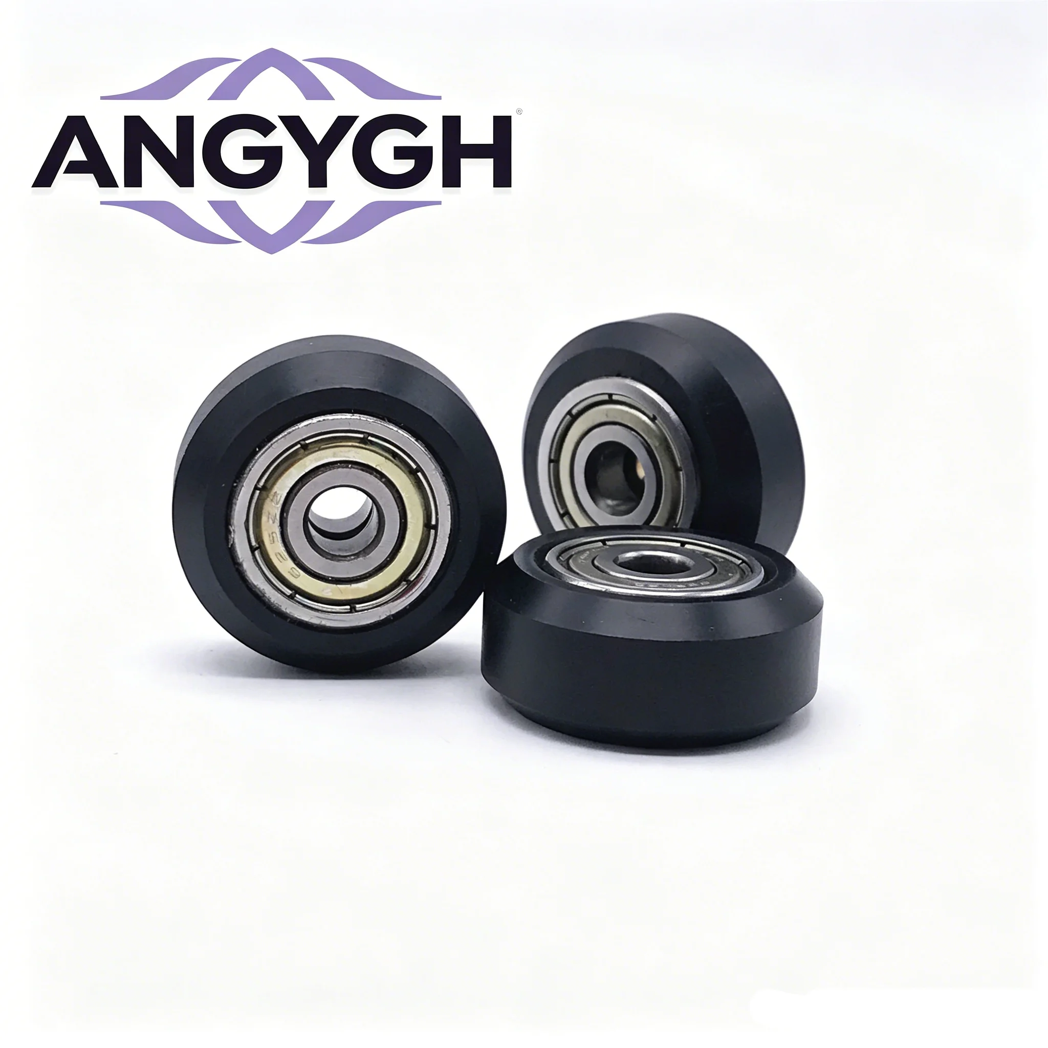 

4/8/12PCS CNC Nylon POM Large and Small Wheels, Idler V-Groove Aluminum Perlin Pulleys, Suitable for 3D Printer Linear Bearings