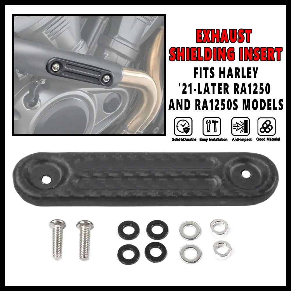 

NEW For PAN AMERICA 1250 S PA1250 S 2021 Screamin Eagle Exhaust Shield Insert PAN AMERICA 1250 S Accessories Exhaust Pipe Cover