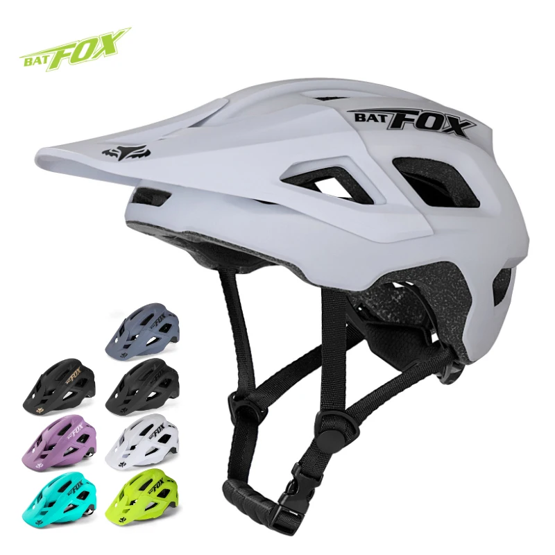 BATFOX Bicycle Helmet MTB Drop-proof Breathable Ultralight Comfort Lining Bike Sports Equipment Women Men Riding Cycling Helmets