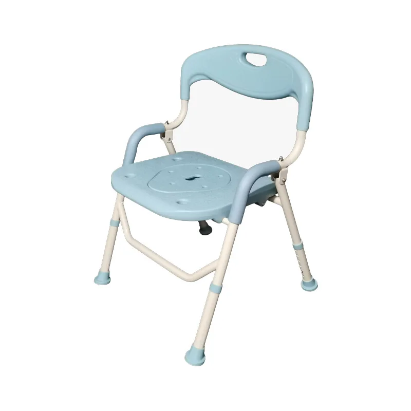 New Guanze YK-01 Elderly Bathing Chair Aluminum Alloy Foldable Adjustable Height 150kg Capacity Rehabilitation Therapy Shower