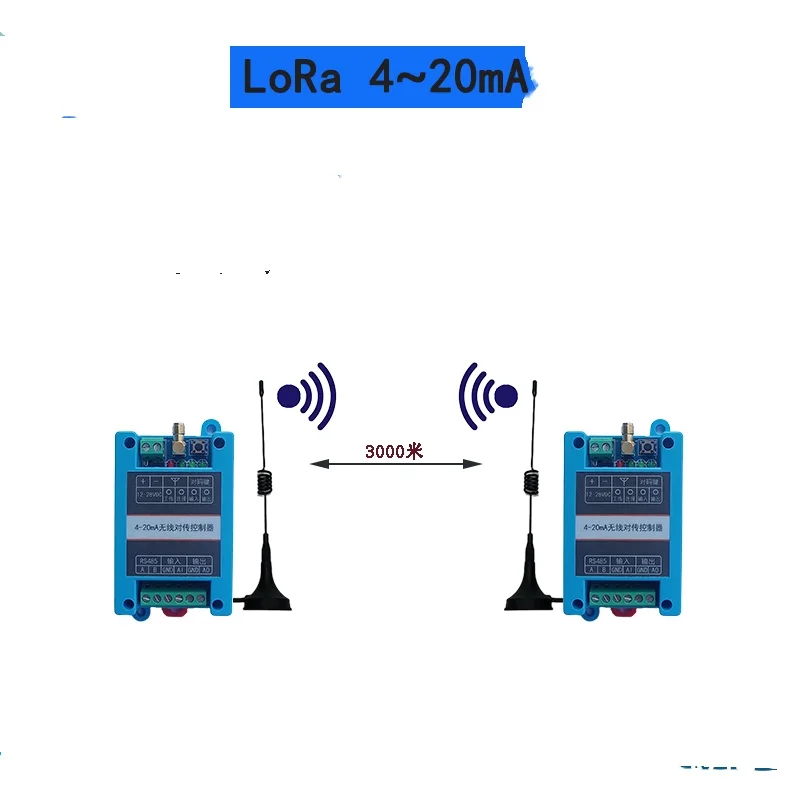 Analog Wireless Signal Transmission Module 4–20 mA Synchronous Current Transmitter/Receiver for Remote Signal Control