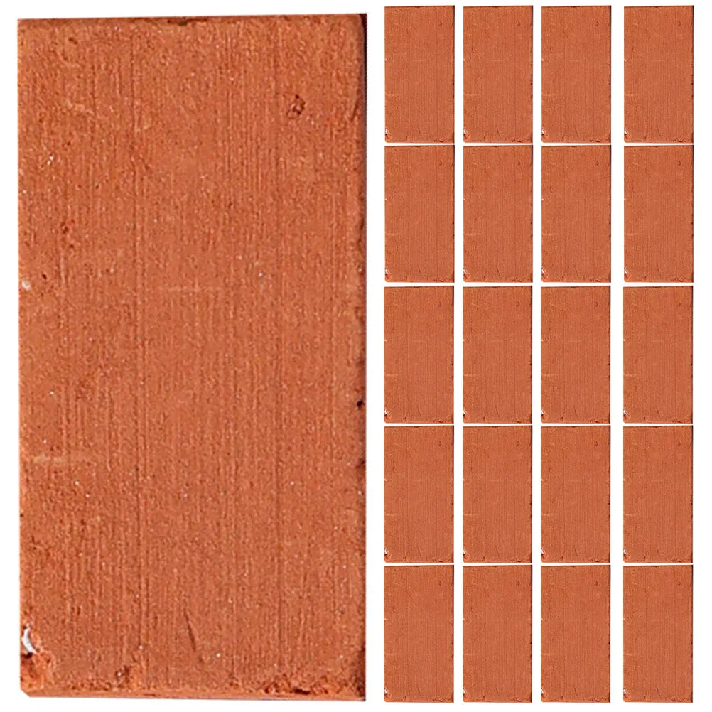 40 قطعة من الطوب الصغير للمنازل DIY ديكور طاولة الرمل نماذج الطوب الاصطناعي تطوير الإبداع للأطفال منظر طبيعي قابل للتكديس #3