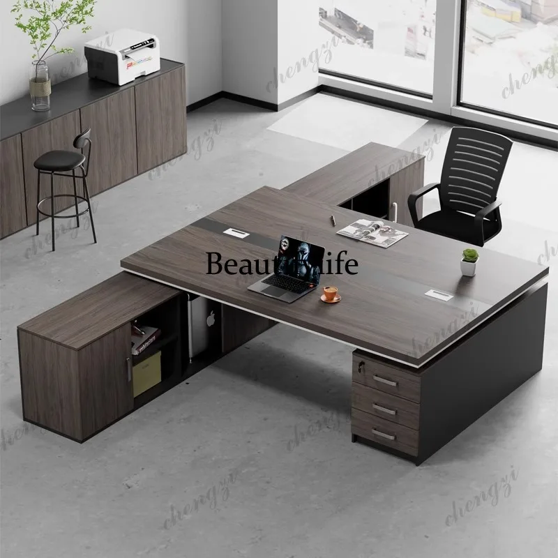 T41 Popular Financial Office Desk Computer Integrated Face Manager Office Desk Room Modern Offcie Furniture El Escritorio